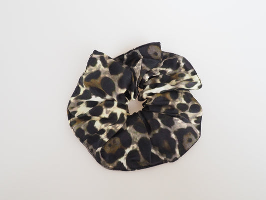 Big Scrunchie - Haargummi aus Seide Leopard