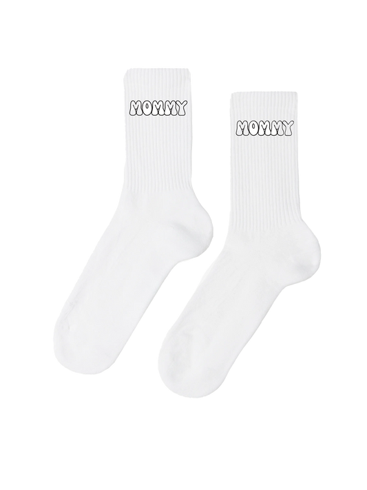 Crew Socks - Mommy Black